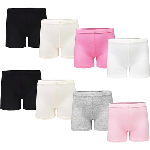 Auranso Girls Dance Shorts Solid Color Safety Bike Shorts Lace Mix 3-4 Years - View #7