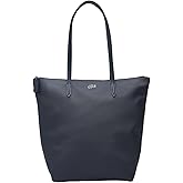 Lacoste Women's L.12.12 Concept Vertical Tote, Penombre Blue, One Size