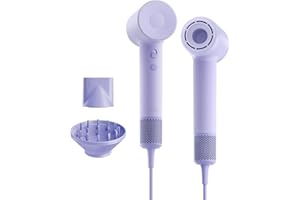 Laifen Hair Dryer SE 2, 200 Million Negative Ionic Blow Dryer with Child Mode and 108,000 RPM Brushless Motor, 1400W Powerful Fast Drying High-Speed Low Noise Hairdryer with Magnetic Attachments