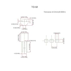 Chanzon 2N2222A TO-92 NPN Power Bipolar Junction