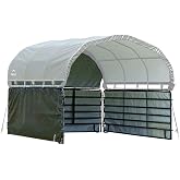 ShelterLogic 12'x12' Equine, Livestock and Agricultural Shelter Enclosure Kit (Corral Panels and Shelter Not Included)