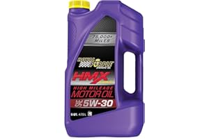 Royal Purple 11748 HMX SAE 5W-30 High-Mileage Synthetic Motor Oil - 5 Quart