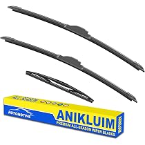 Erasior 26+22 Inch Bracketless Wiper Blades For Honda Odyssey 2005-2018 - Set Of 2