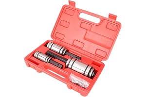 Mallofusa 3Pcs Exhaust Pipe Expander Tool Set Kit Muffler Tail Pipe Butt 1-1/8" to 3-1/2" with Blow Mold Storage Case