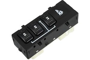 ACROPIX 4WD Selector Switch 4x4 Wheel Drive 3 Button Transfer Case Switch Fit for Chevrolet Avalanche 1500 - Pack of 1 Black