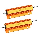 Yohii Wirewound Resistor 100W 0.01 Ohm Screw Tabs Aluminum Resistor - 2pcs
