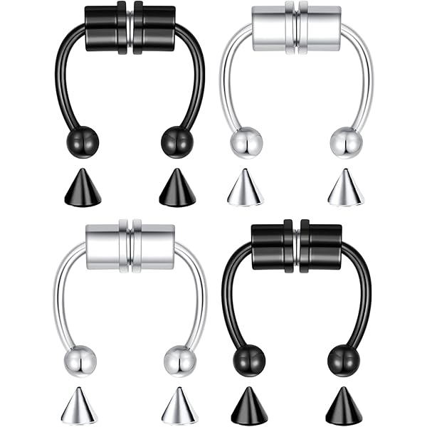 Anillo De Nariz Falsa Magnético De Acero Inoxidable | Cuotas Sin Interés