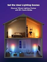 Govee LED Floor Lamp RGBIC Dimmable 152cm with Matter Alexa App Remote view 8