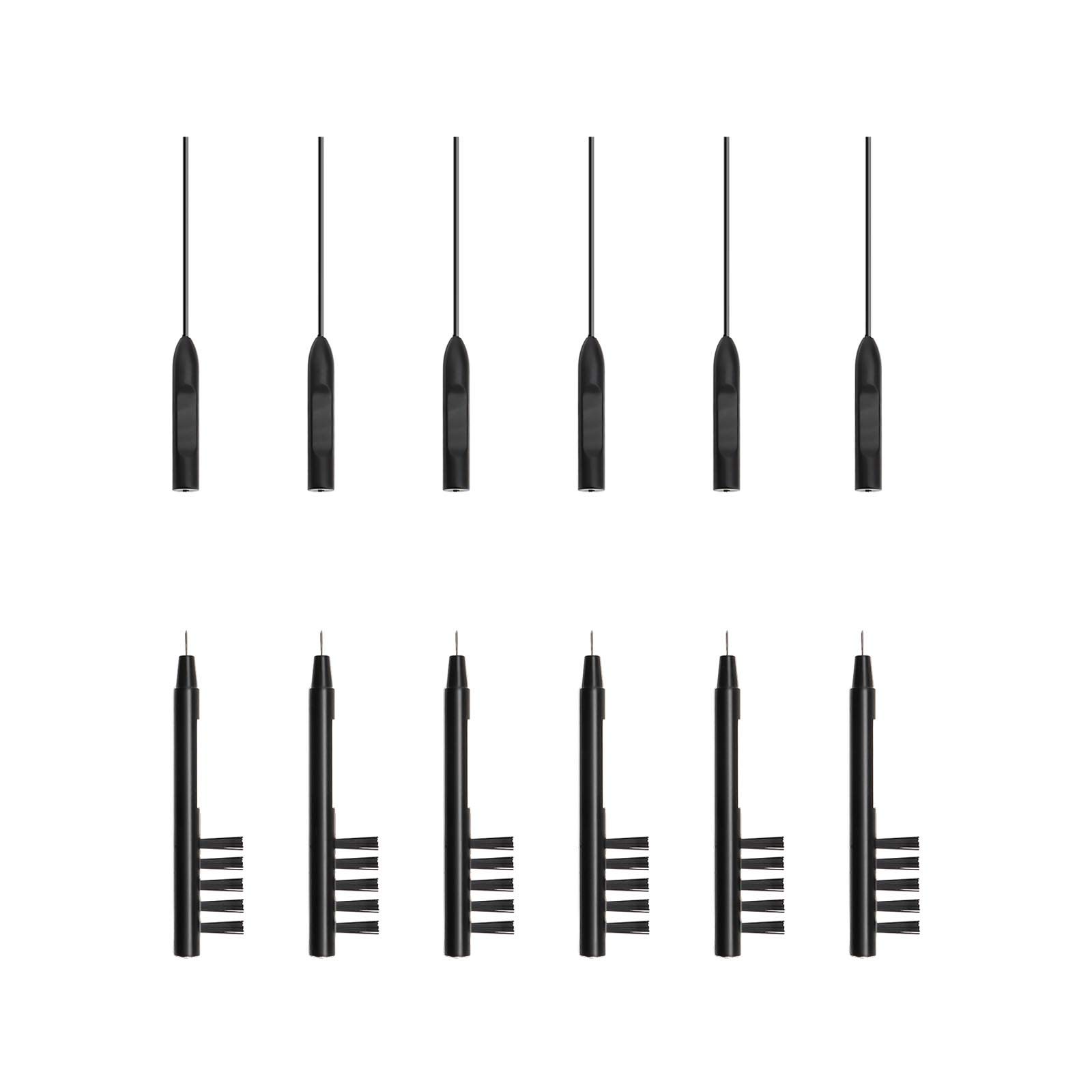 Be In Your Mind 12Pcs Hearing Aid Cleaning Tools, Earpiece Earmold Clean Wire Vent Cleaner & Magnet Brushes with Wax Loop for Hear Aid Earphones