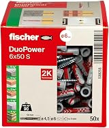 fischer DuoPower 6 x 50 S Plug with Screws – Intelligent 2-Component view 2