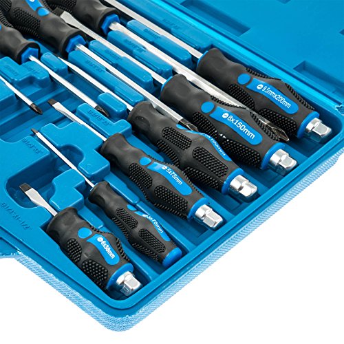 Satra S-S12PC Schraubendreher-Satz 12-tlg. Schraubenzieher-Set Kreuzschlitz Kreuz-Schlitz – Bild 4
