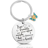 Ouligay Best Friend Keychain Friendship Gifts for Women Bestfriend Birthday Gifts for Women Bff Bestie Long Distance Friendship Best Friend Graduation Coworker Leaving Going Away Goodbye Farewell Gift