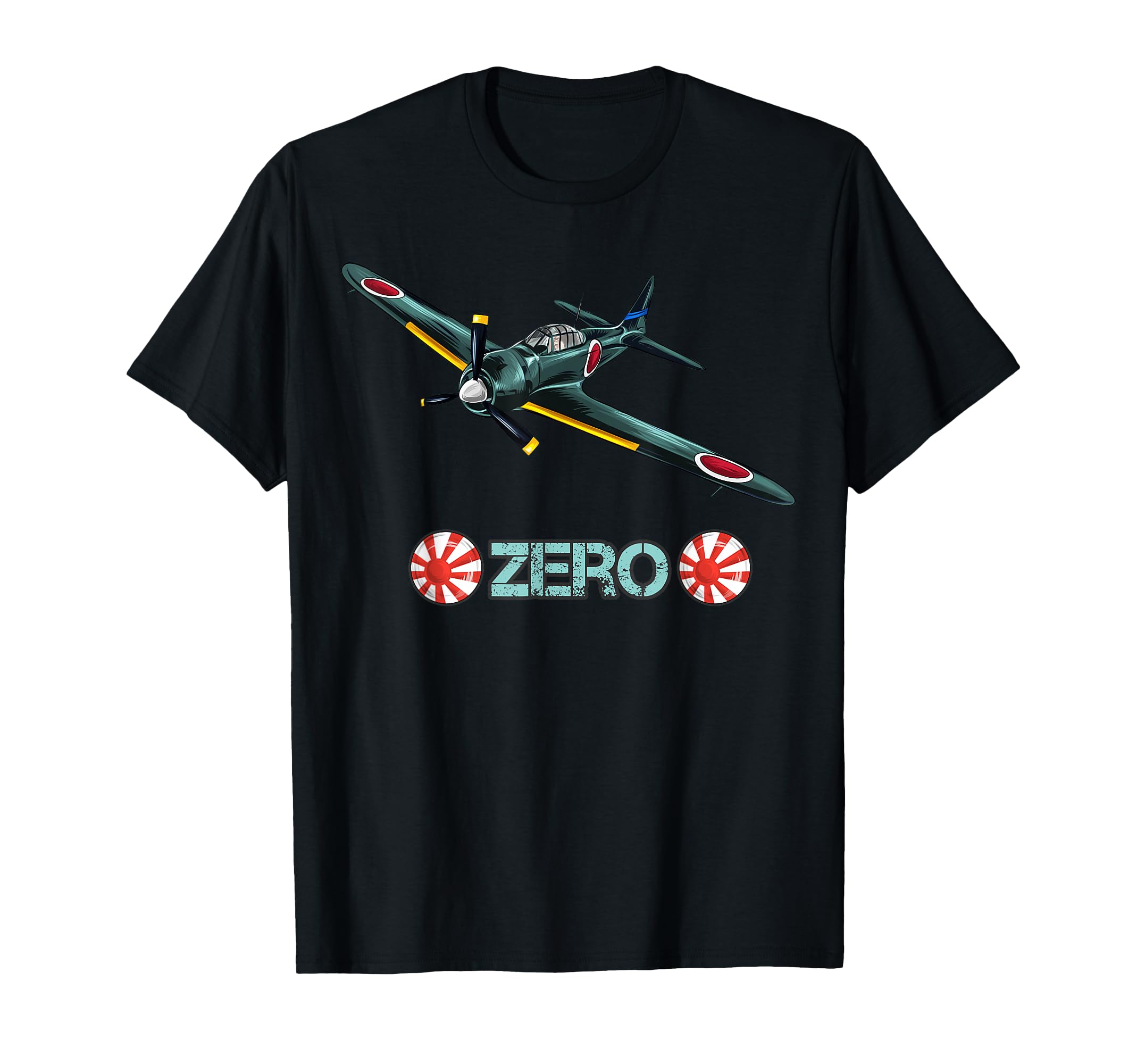 World War 2 Japanese Fighter Plane Zero T-Shirt