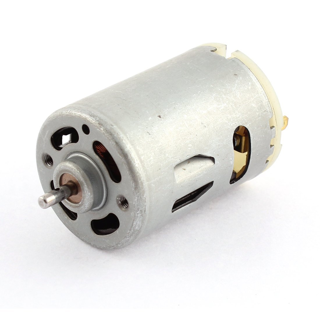 Sourcingmap DC 12V 5500RPM Speed 2P Electric Magnetic Micro Motor 3mm Shaft Dia