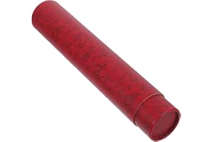 HEALSOPTHY Expandable Kraft Poster Storage Tube with Secure Locking Ends for Mailing Blueprints and Artworks