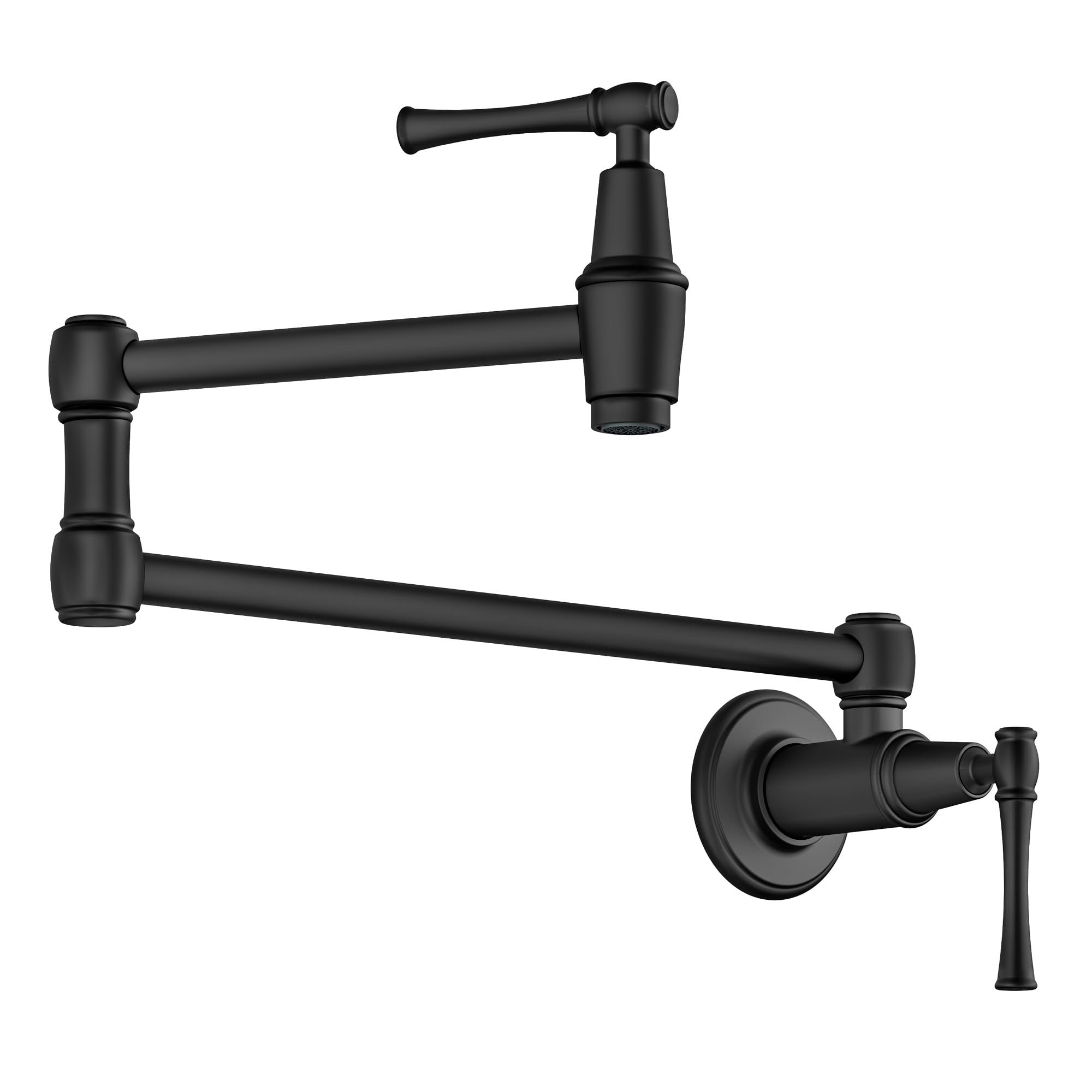 KRAUS Allyn Pot Filler Faucet with Retractable Arm, Wall Mount Kitchen Faucet, Pot Filler for Stove in Spot-Free Antique Champagne Bronze, KPF-5002MB Image