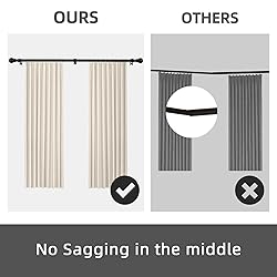 GXOACKJ Curtain Rods for windows 32-48 inch, 5/8
