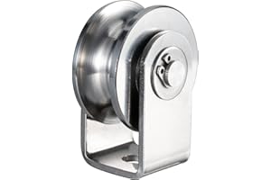 SHINICO Cable Pulley Wheel Heavy Duty, Fixed Pulley Block, Bearing Inside, for Pulley System Gym Equipment, Lifting, Winch, L