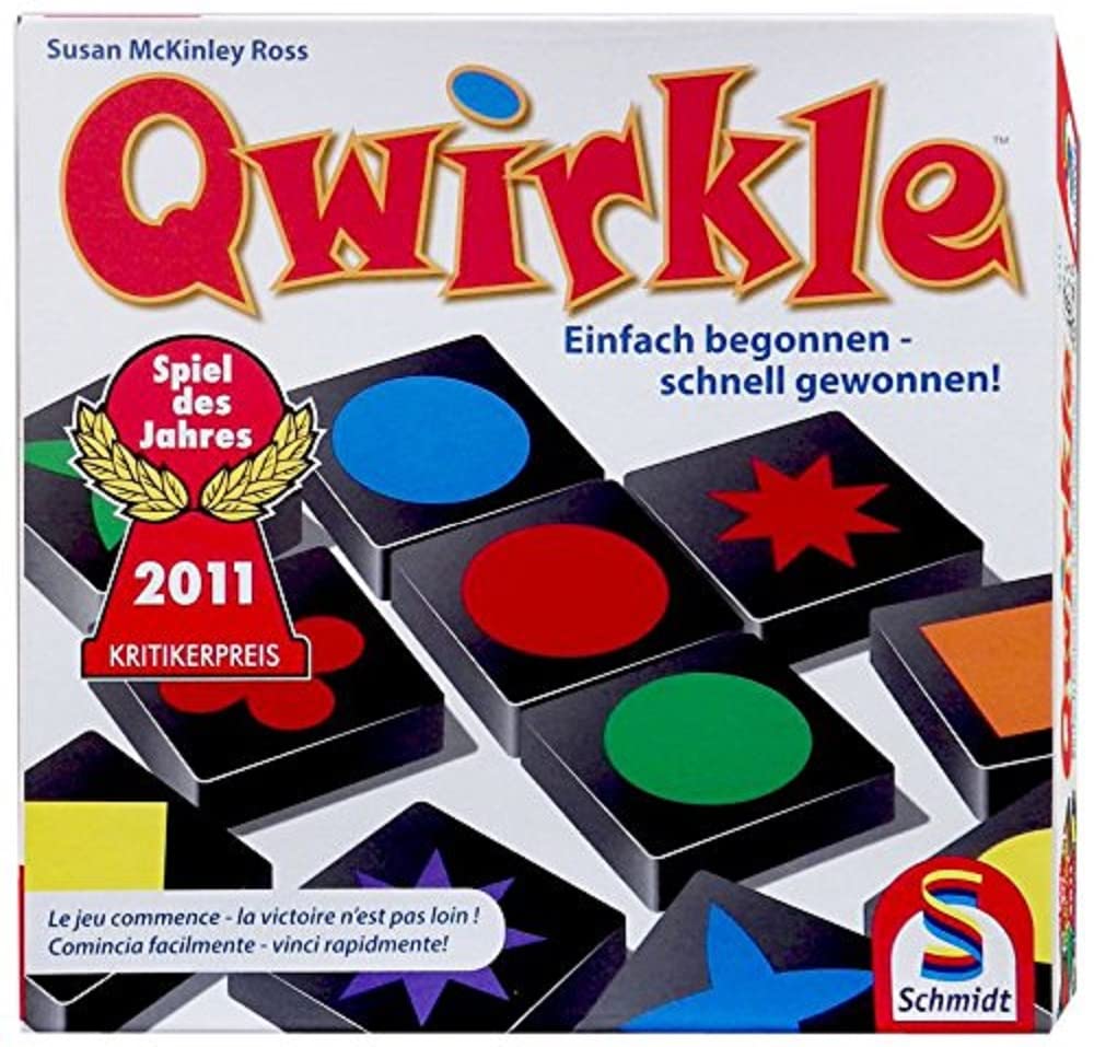 Schmidt Spiele 49311 Qwirkle, Year 2011, Tile-top Game, Colourful (German Version)