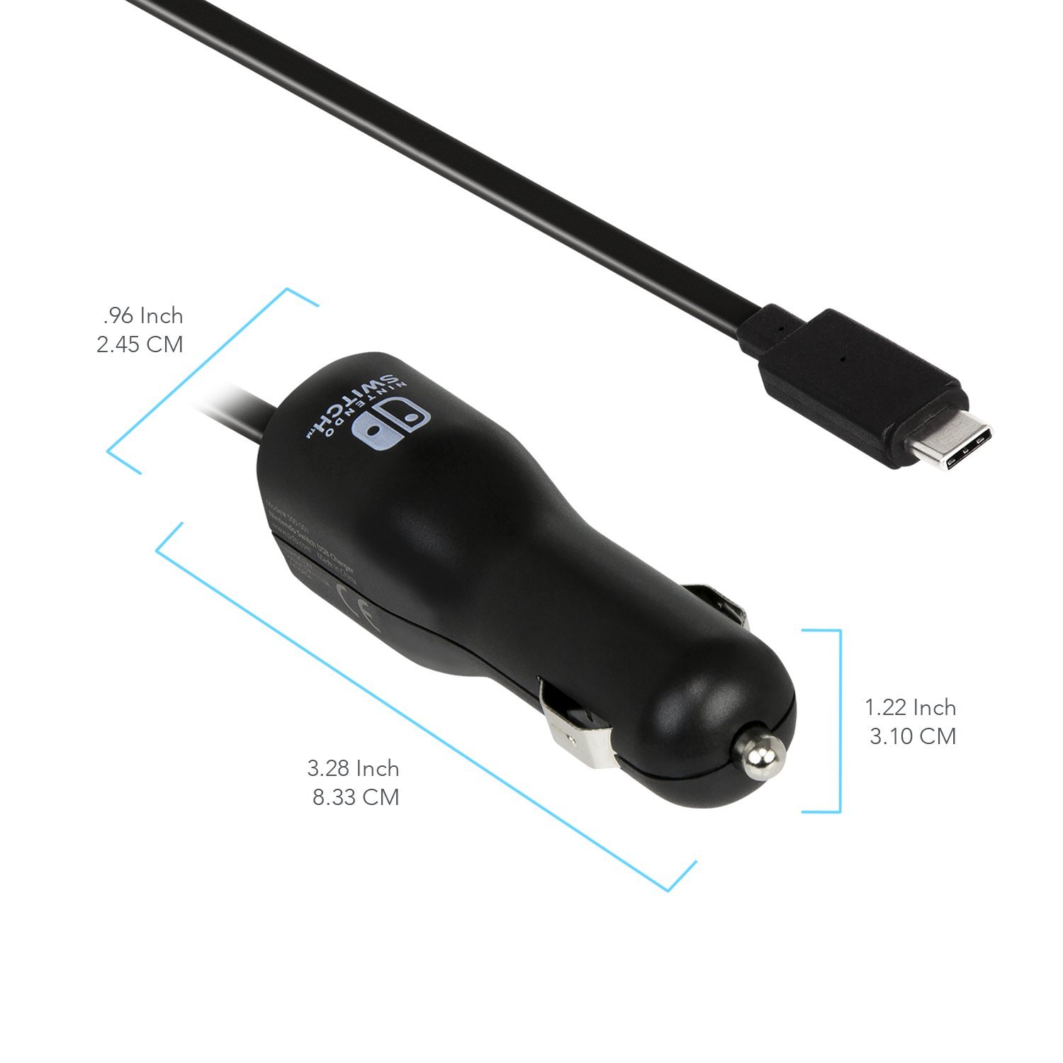 hori nintendo switch car charger