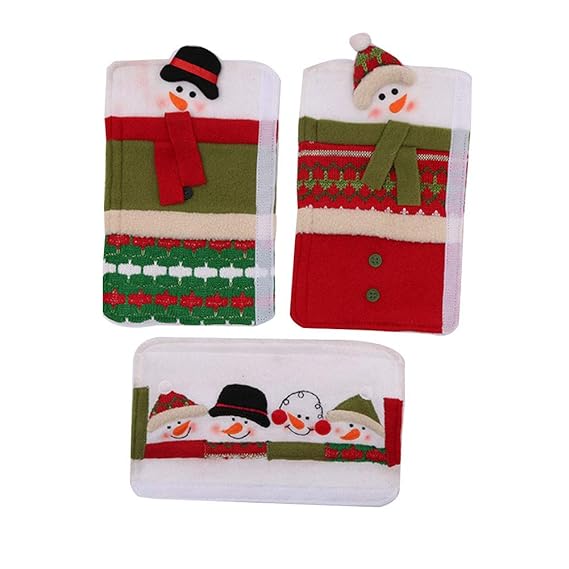 Ibsenon Mango De Navidad Muñeco De Nieve Cubierta De La Puerta del ...