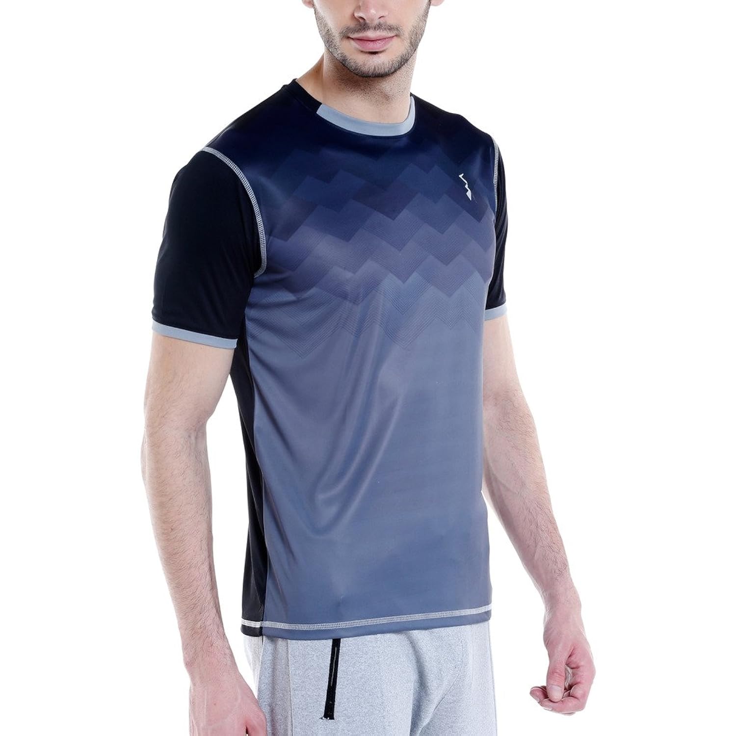 campus sutra men's polyester sports t-shirt