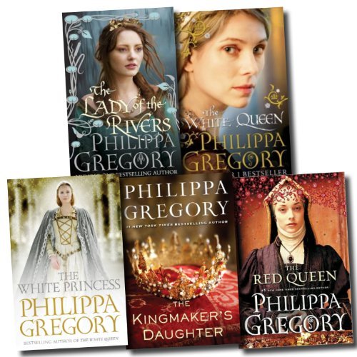 Cousins War Series Collection Philippa Gregory 5 Books Set (The White Princess, White Queen, Red Queen, Lady of the Rivers, Kingmaker's Daughter)