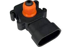 Qboonpt Map Manifold Absolute Pressure Sensor 213-4434 213-796 16187556, Compatible with for Chevy Cadillac GMC Buick Saturn Oldsmobile Hummer Isuzu Pontiac Bonneville Saab