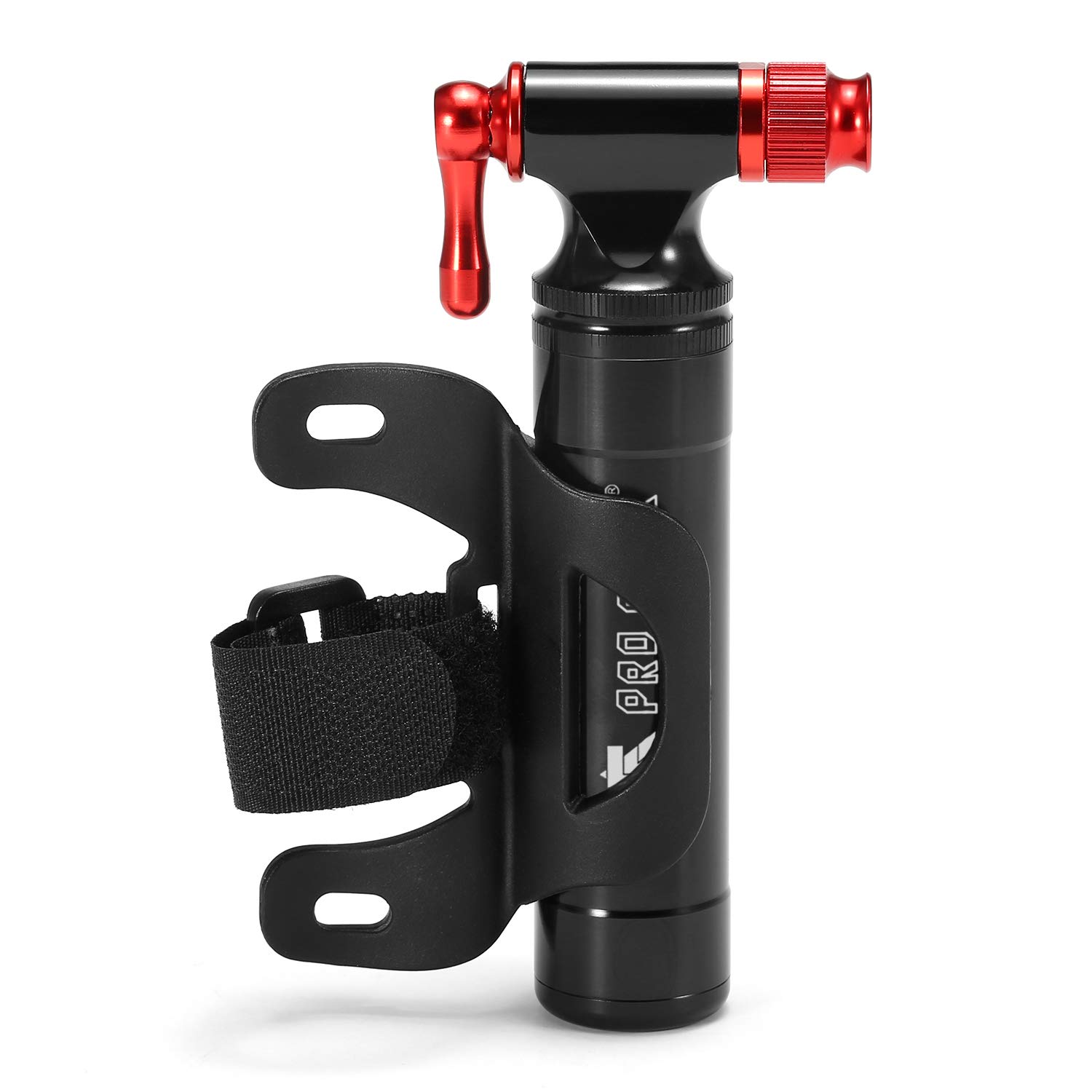doorslay Bike Manual Inflator Bicycle Cycling CO2 Tire Inflator Portable Presta Schrader Emergency Inflator No Cartridge Included