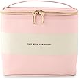 Kate Spade New York Women's Lunch Tote, (Out To Lunch), Blush Rugby Stripe, Pink Canvas
