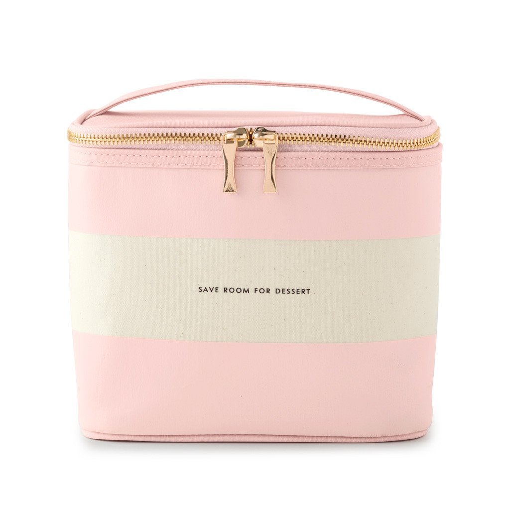 Kate Spade New York Insulated Lunch Tote, Blush Rugby Stripe — image 1