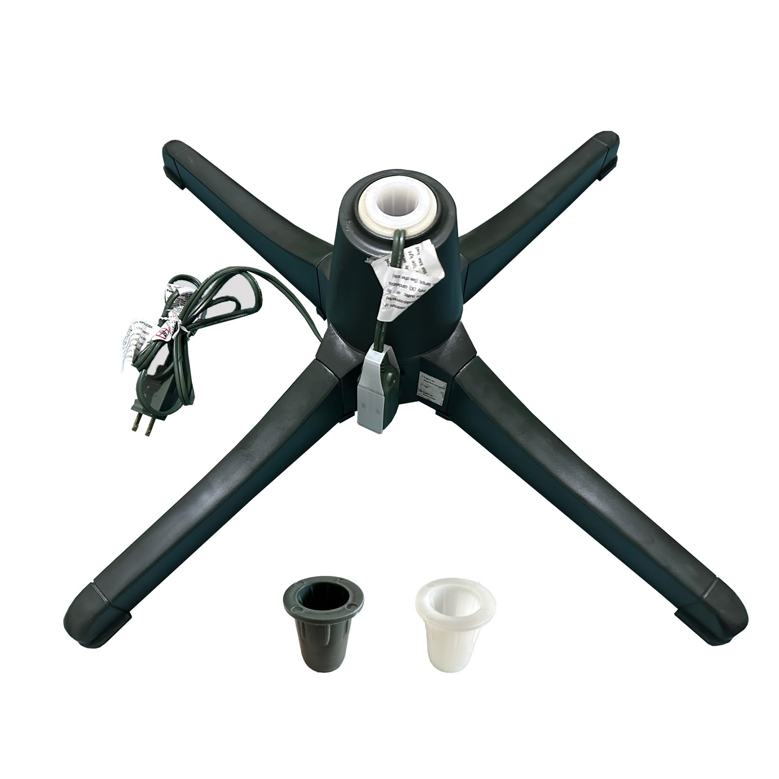 Photo 1 of ETONART 360 Degree Rotating Christmas Tree Stand Can Support 7.5 Feet, 100 Lbs Artificial Christmas Tree is Suitable for Christmas Tree Support