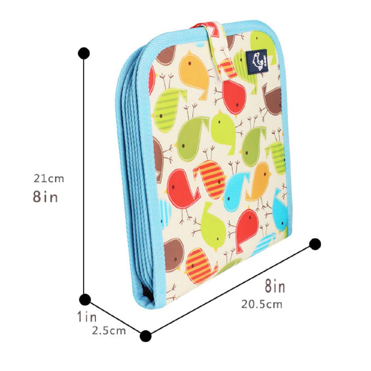 Educational Gifts Children\'s Drawing Board, Graffiti Board, Portable Double-Sided Available Small Blackboard, Erasable Water Chalk Painting (Blue)