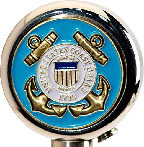 Pro Pad U.S. Coast Guard Double-sided Decorative Motorcycle Flag Pole Topper, Fits either 9" or 13" Pole