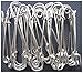 LeBeila Large Safety Pins, Strong Blanket Pins in Bulk Heavy Duty Stainless Steel & Sharp (20pcs, Bright Silver)
