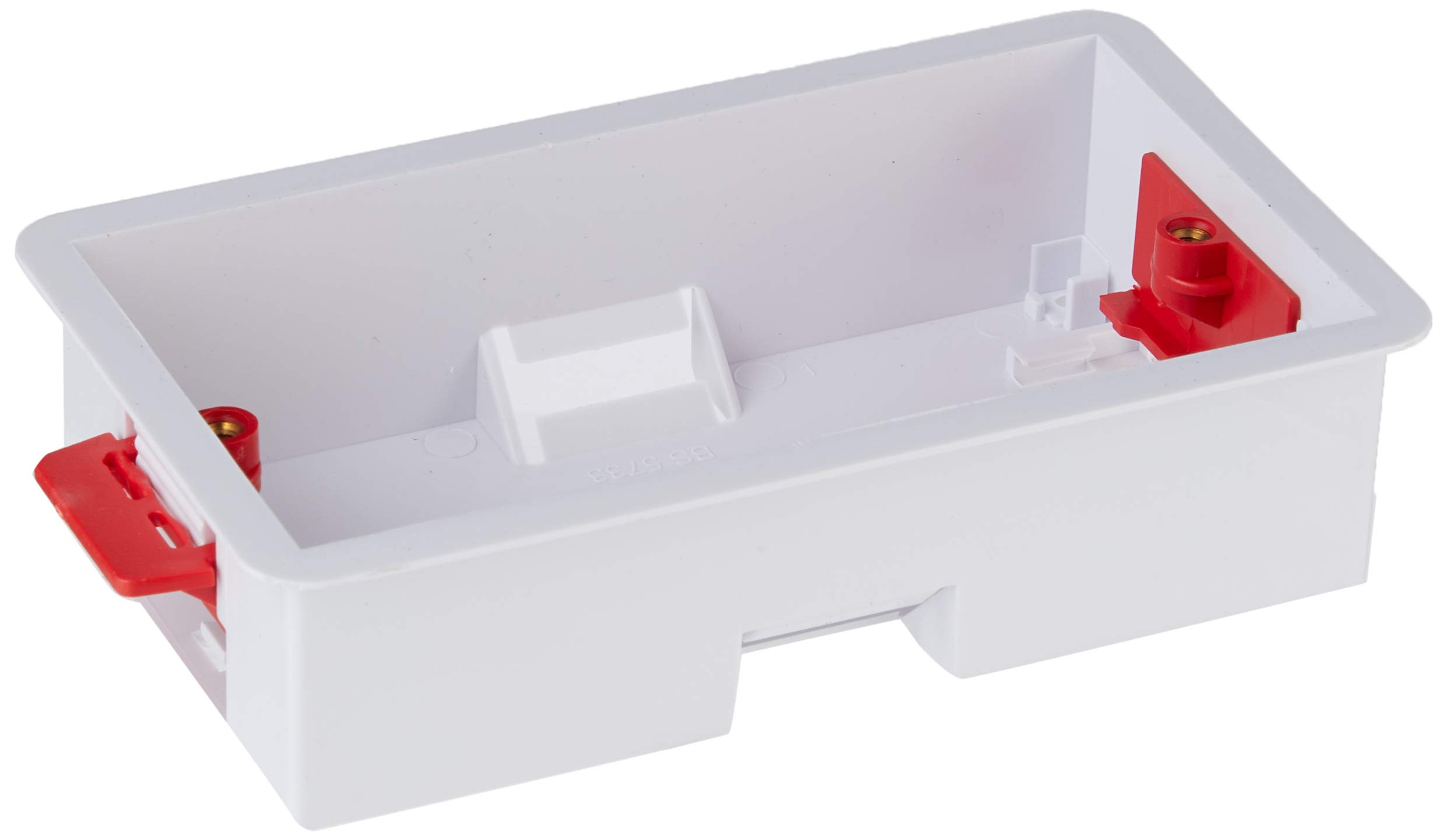 Dry Lining Pattress Back Box Double 2 Gang 35mm White