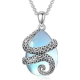Cargari 925 Sterling Silver Animal Necklace for Women, Cat/Axolotl/Butterfly/Turtle/Giraffe Pendent Necklace, Cute Animal Jewelry Gifts for Daughter Mom Sister(with Gift Box)