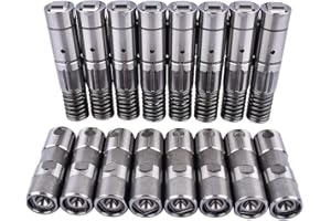TEKKOAUTO 16 Pcs Hydraulic Roller lifters Valve Lifter Compatible with GM Chevy Silverado Cadillac Buick GMC Pontiac LS1 LS2 LS7 LS3 LQ4 LQ9 HL124 4.8L 5.3L 5.7L 6.0L 6.2L 12499225 17122490