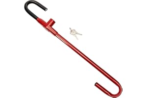 Winner International The Club CL303 Pedal to Steering Wheel Lock, Red, 5.25 Inch