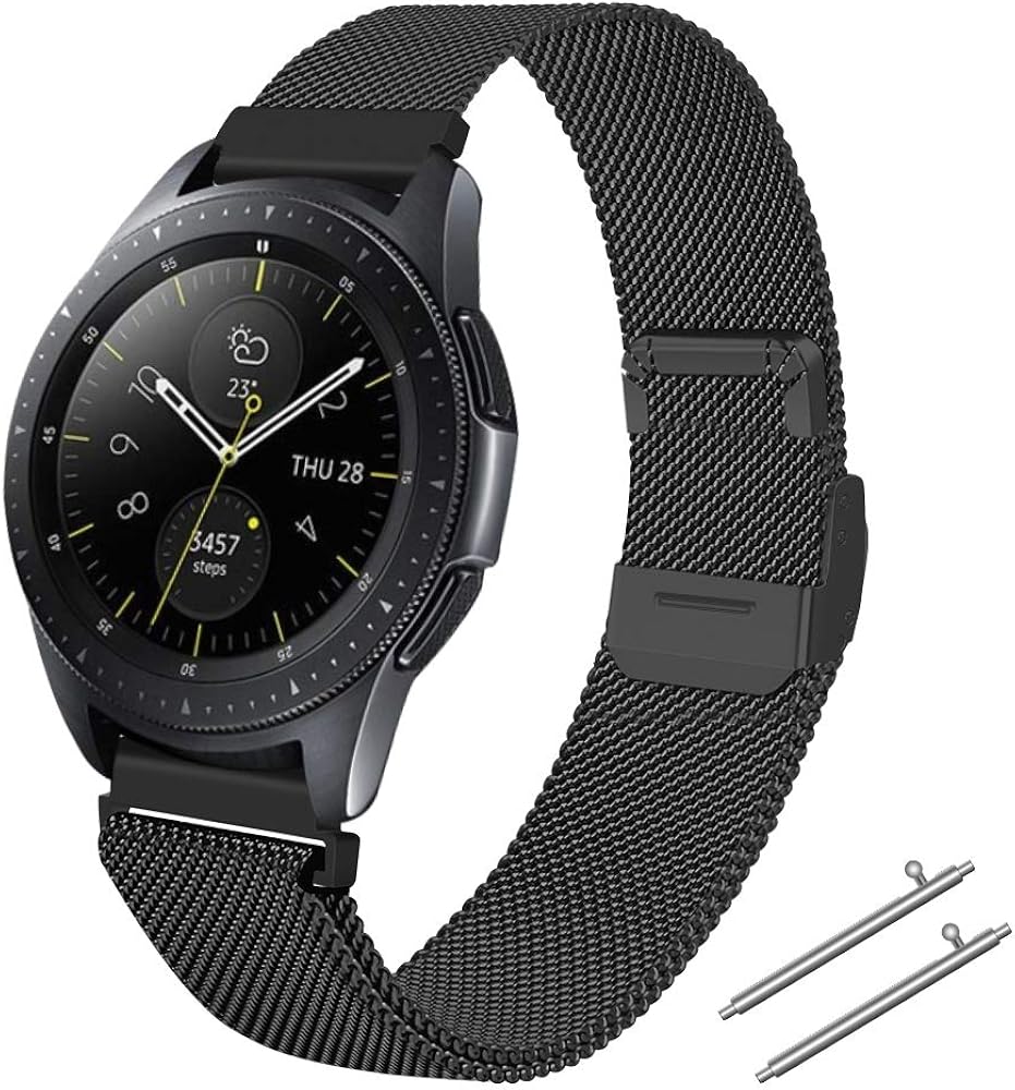 BOGUANLIYI band Compatible with Samsung Watch 3 bands 45mm,22mm