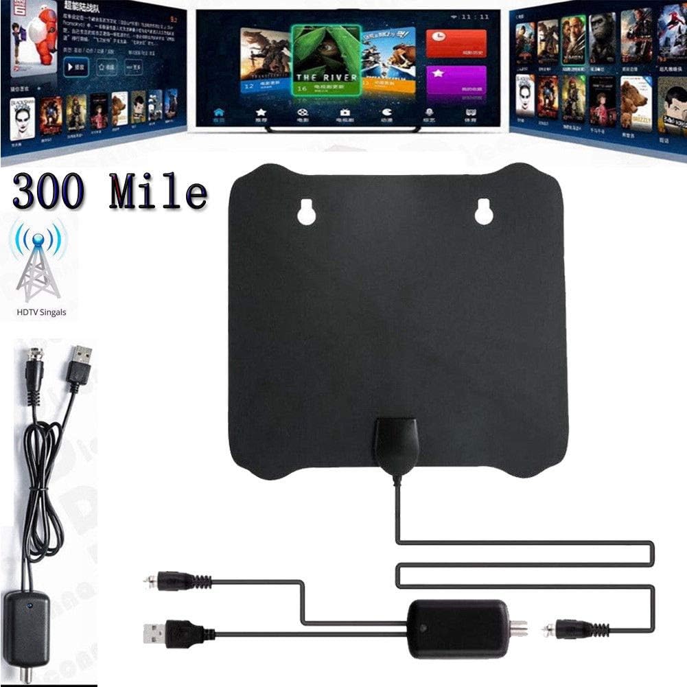 Studyset 300 Mile Range Antenna TV Digital HD Skywire 4K Antena HDTV 1080p with Amplifier
