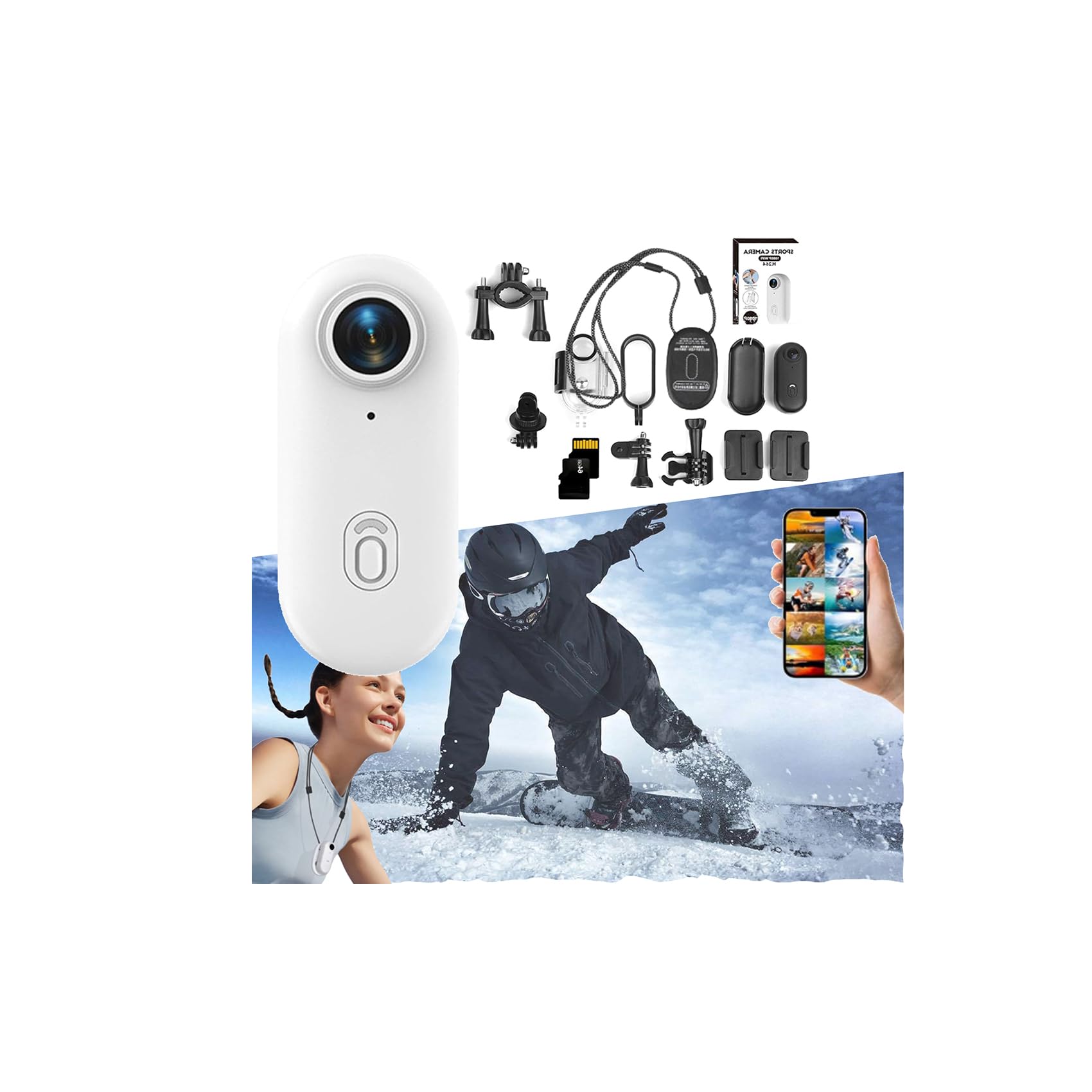 Nexo25 Camera, Nexo25 Black Camera, Wearable Sports