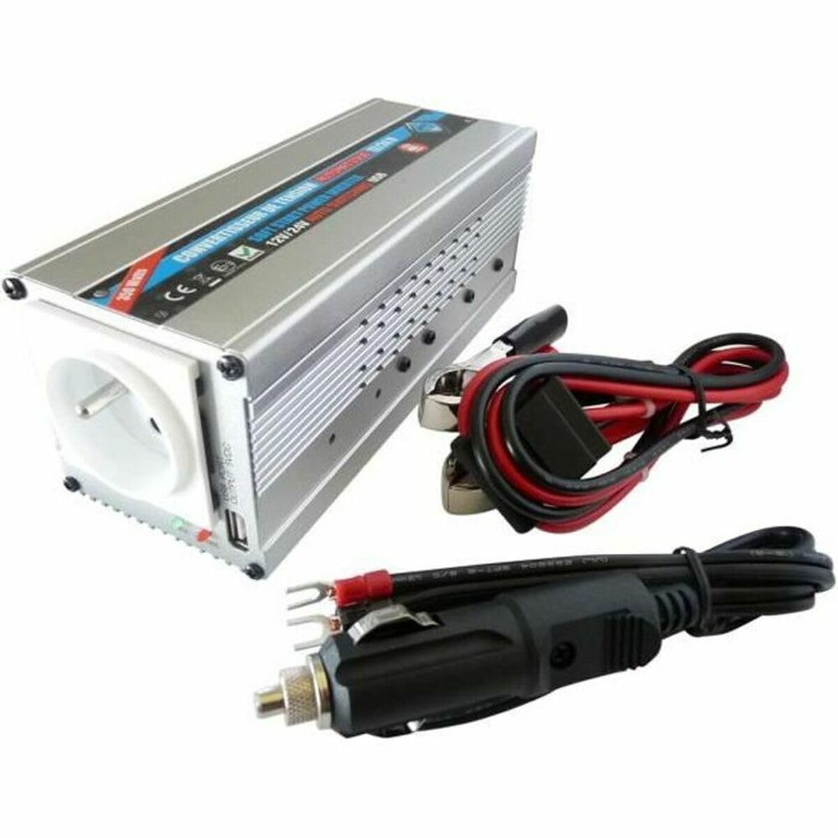 HTC Equipements Converter 12/24V Automatic 220/240V 350W USB 0.5A