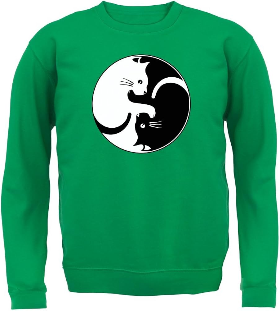 yin yang cat sweater