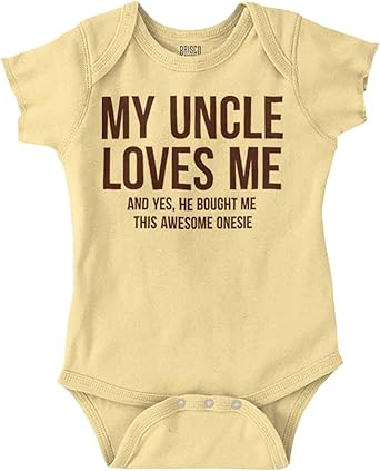 my uncle loves me onesie
