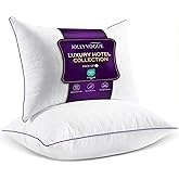 JOLLYVOGUE Pillows King Size Set of 2, Bed Pillow for Side, Back, and Stomach Sleepers, Down Alternative Filled Pillows, Luxury Hotel Quality and Machine Washable, 34" x 17", 2 Pack