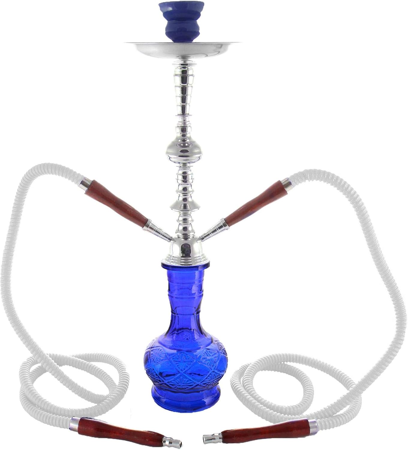 Hookah4Sale Shisha Chicha Juego de 2 Pipas de Cristal para Shisha