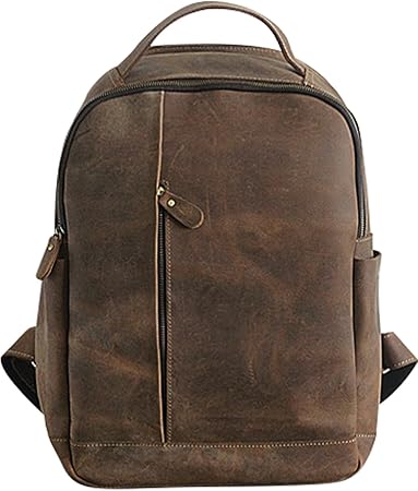 men's leather backpack amazon