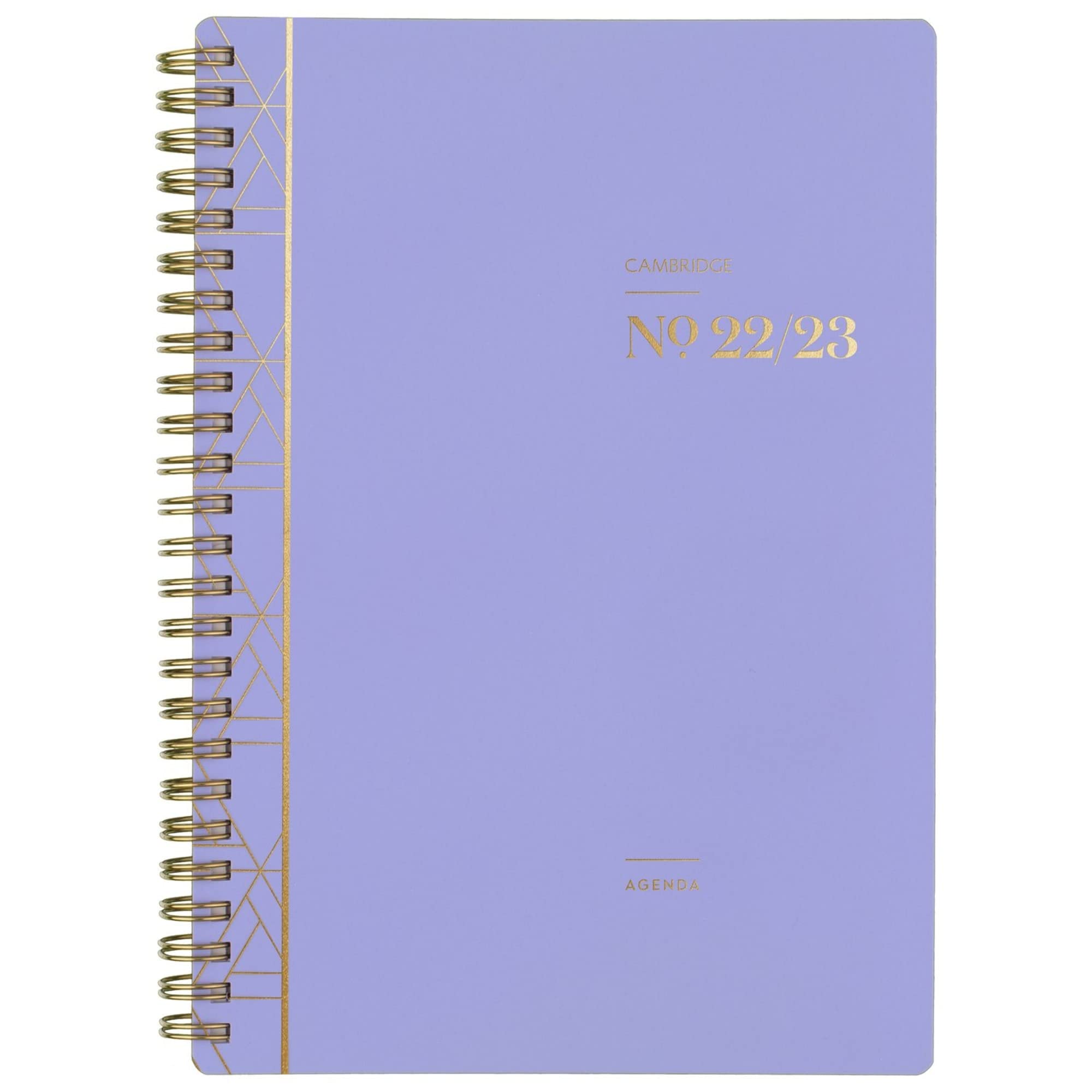 Cambridge 2022-2023 Planner, Weekly & Monthly Academic, 5-1/2" x 8-1/2", Small, WorkStyle Focus, Lavender (1606-200A-19)