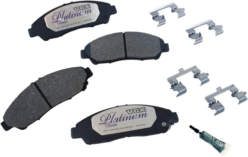 VGX Brakes VP1378K Ceramic Brake Pad Set with Hardware